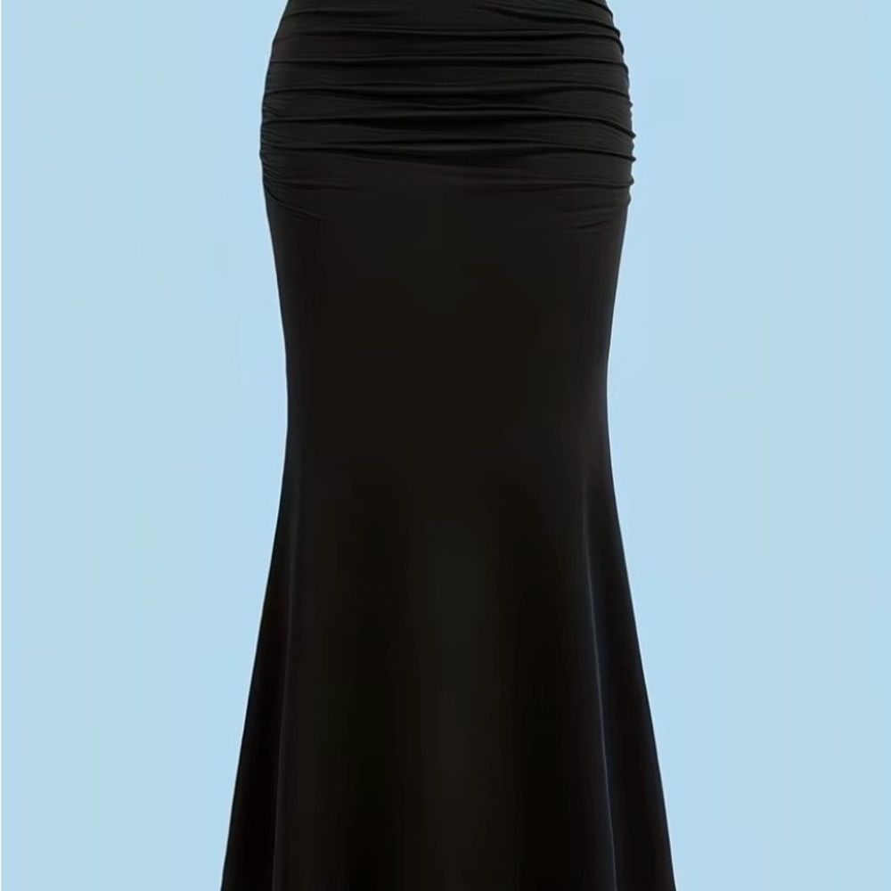 Elegant Black Maxi Skirt